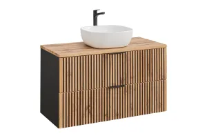 ArtCom Kúpeľňová skrinka s umývadlom a doskou XILO DU100/1 | 100 cm