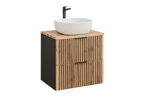 ArtCom Kúpeľňová skrinka s umývadlom a doskou XILO DU60/1 |60 cm #9008315