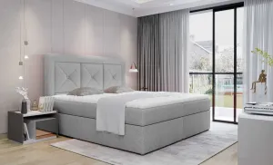 ArtElta Čalúnená manželská posteľ IDRIS | 140 x 200 cm Farebné prevedenie IDRIS: Grande 81