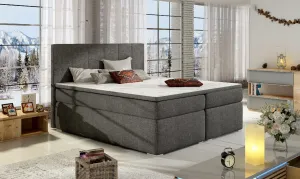 ArtElta Manželská posteľ BOLERO Boxspring | 160 x 200 cm Bolero rozmer: 160x200 cm, Bolero farba: Sawana 05