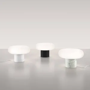 Artemide Itka stolná lampa LED stojan mramor