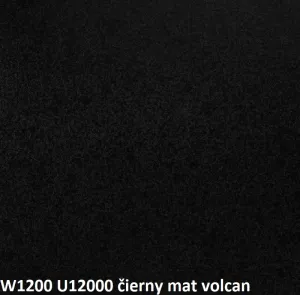 ArtExt Pracovná doska - 38 mm 38 mm: Čierny Mat Volcan W 1200 - U12000