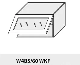 ArtExt Kuchynská linka Florence - mat Kuchyňa: Horná skrinka W4BS/60 WKF / rám vo farbe dvierok (ŠxVxH) 60 x 36 x 32,5 cm