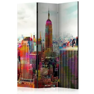 Paraván Colors of New York City Dekorhome 135x172 cm (3-dielny) #1610371