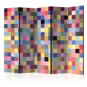 Paraván Full range of colors Dekorhome 225x172 cm (5-dielny) #787255