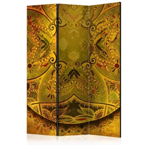 Paraván Mandala: Golden Power Dekorhome 135x172 cm (3-dielny) #785391