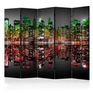 Paraván Reggae - New York Dekorhome 225x172 cm (5-dielny) #786696