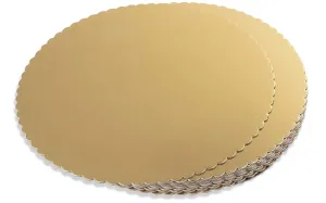 Tortová podložka zlatá kruh 24 cm - Artigian