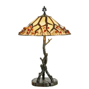 Stolná lampa Jordis v štýle Tiffany #4696504