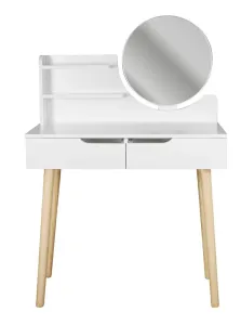 ArtJum Toaletný stolík SCANDI 2 biela | CM-989252