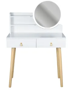 ArtJum Toaletný stolík SCANDI 3 biela | CM-989276 #8824966