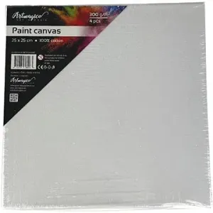 Artmagico súprava plátien na ráme 25 × 25 cm 4 ks (biele)