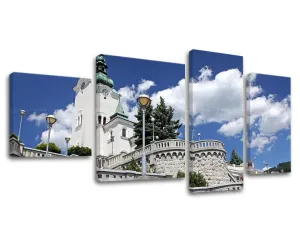 Obraz na plátne SLOVENSKO  (moderný 4 dielny obraz na plátne)