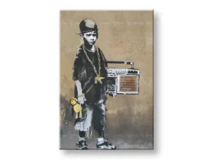 Obraz na plátne Street ART – Banksy (moderné obrazy na stenu) #1951819