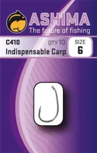 Ashima  háčiky  c410 indispens.carp  (10ks).-veľkosť 6