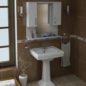 ASIR Kúpeľňová skrinka TIGER biela