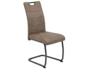 Jedálenská stolička Flora II, béžová vintage látka%