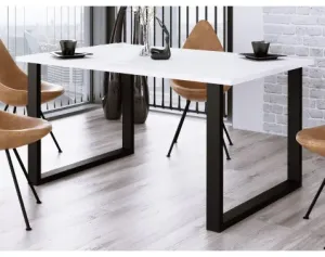 Jedálenský stôl Imperial 185x90 cm, biely%