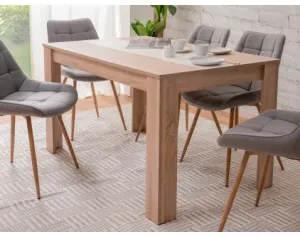 Jedálenský stôl Niklas 138x80 cm, dub sonoma%