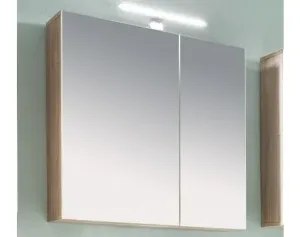 Kúpeľňová skrinka so zrkadlom Porto, dub sonoma%