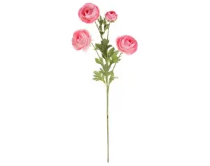 Umelá kvetina Pivonka 70 cm, svetlo ružová%