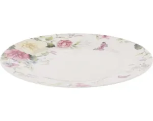 Plytký tanier Floralia 27 cm, krémový%