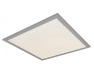 Stropné LED osvetlenie Alpha 45x45 cm, titánovo šedá%