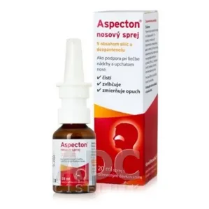 Aspecton nosový sprej s obsahom silíc a dexpantenolu 1x20 ml