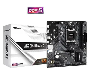 ASRock MB Sc AM5 A620-HDV/M.2, AMD A620, 2xDDR5, HDMI, DP