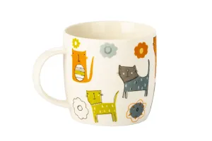 Dizajnový porcelánový hrnček mačky #1265570
