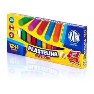 ASTRA - Plastelína základná 12 farieb + 1 grátis, 303115007