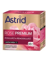 ASTRID Rose Premium 65+ posilujúcí a remodelujúcí nočný krém 50 ml