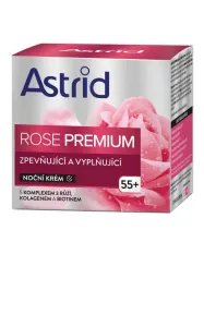 ASTRID Rose Premium 55+ spevňujúcí a vyplňujúcí nočný krém 50 ml
