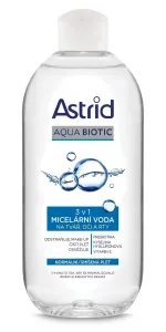 Astrid Aqua Biotic micelárna voda 3v1 pre normálnu až zmiešanú pleť 400 ml