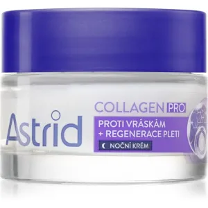 Astrid Collagen PRO Anti-Wrinkle And Regenerating Night Cream 50 ml nočný pleťový krém pre ženy proti vráskam