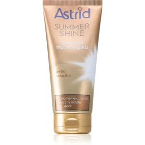 Astrid Tónovacie telové mlieko pre svetlú pokožku Summer Shine 200 ml