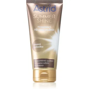 Astrid Tónovacie telové mlieko pre tmavú pokožku Summer Shine 200 ml