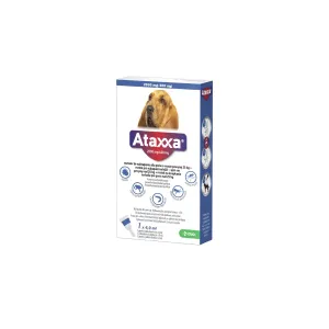 ATAXXA 2000 mg/400 mg roztok na kvapkanie na kožu pre psov nad 25 kg 1 pipeta