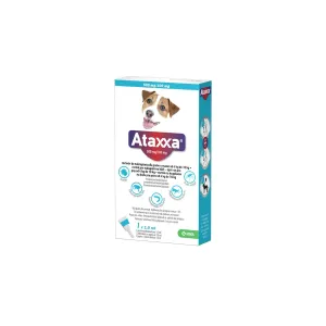 ATAXXA 500 mg/100 mg roztok na kvapkanie na kožu pre psov od 4 kg do 10 kg 1 pipeta