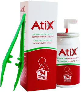 Atix Sada na bezpečné odstraňovanie kliešťov - sprej pinzeta