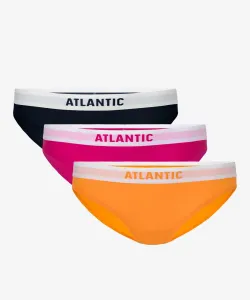 Atlantic 178 3-pak tmavě modré/růžové/oranžové Kalhotky #2818005
