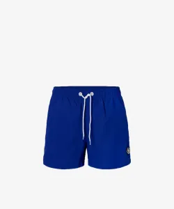 Men's quick-drying beach shorts ATLANTIC - blue