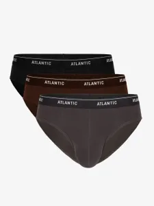 Atlantic 157 3-pak grf/cza/czk Pánské slipy #7877075