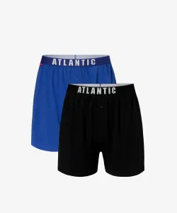 Men's Loose Boxers ATLANTIC 2Pack - blue, navy blue #2788639