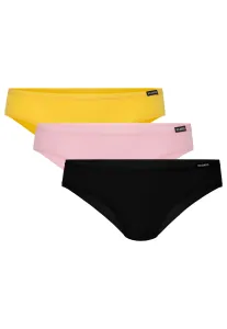 Bikini ATLANTIC 3Pack Women's Panties - yellow, pink, navy