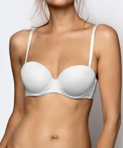 Women's bra Balconette ATLANTIC Basic - white #7691588