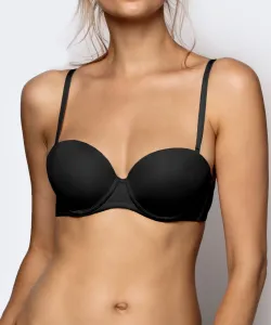 Women's bra Balconette ATLANTIC Basic - black #7252246