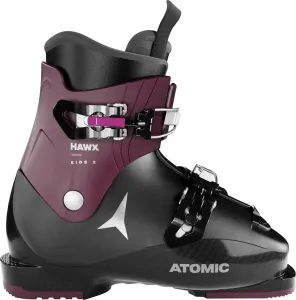 Atomic Hawx Kids 2 Black/Violet/Pink 20/20,5 Zjazdové lyžiarky