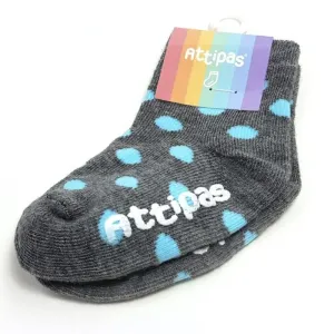 ATTIPAS - Ponožky Polka Dot AD05 Grey veľ.19
