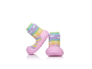 ATTIPAS - Topánočky Attibebe AAB01 Pink XL veľ.22,5, 126-135 mm